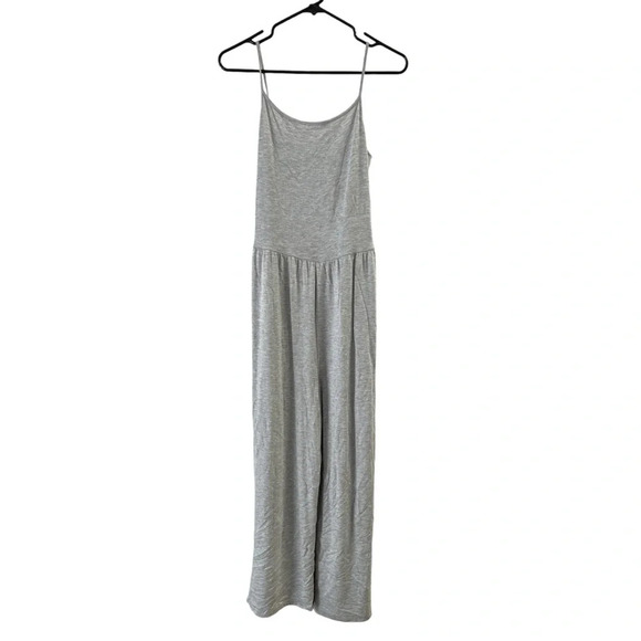 Grey casual tank jumpsuit - Picture 1 of 4